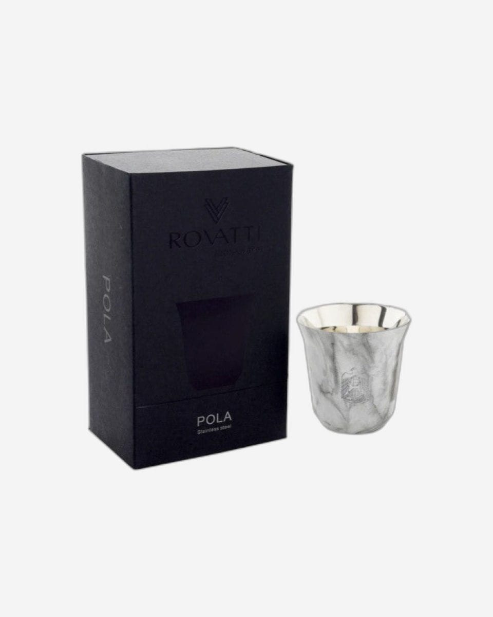 Rovatti Pola Uae Stainless Steel Cup Set Of 2 - 175 Ml