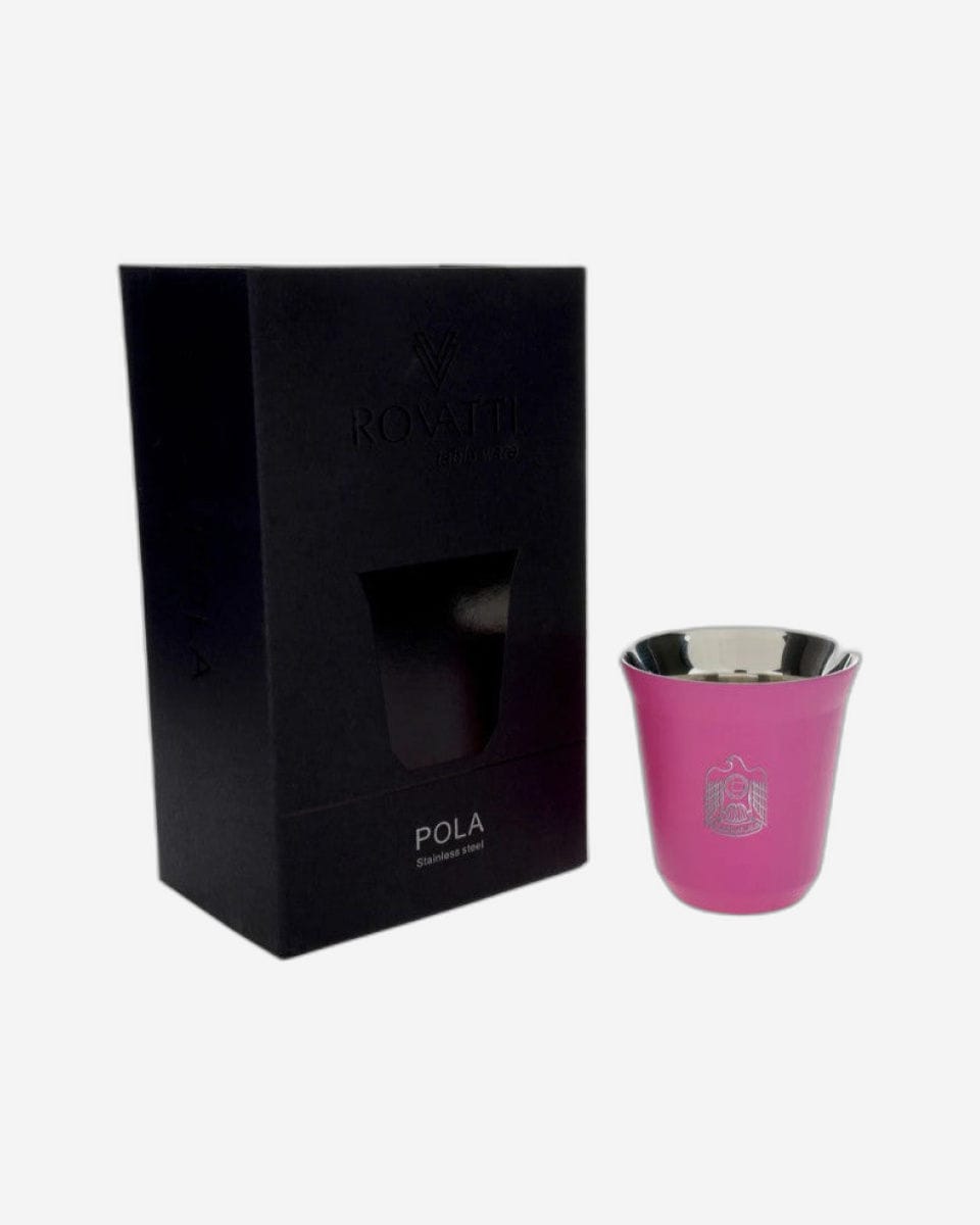 Rovatti Pola Uae Stainless Steel Cup Set Of 2 - 175 Ml
