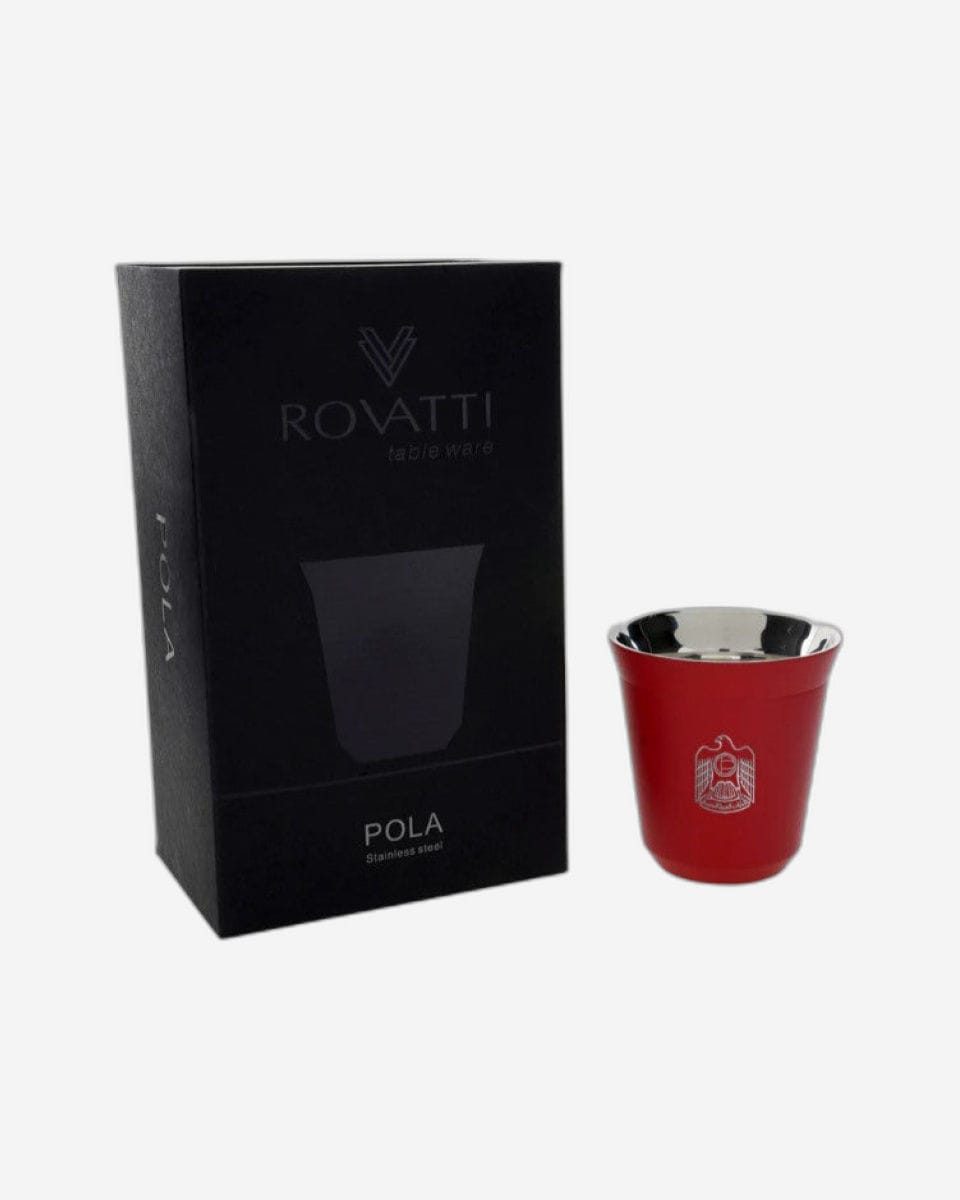 Rovatti Pola Uae Stainless Steel Cup Set Of 2 - 175 Ml