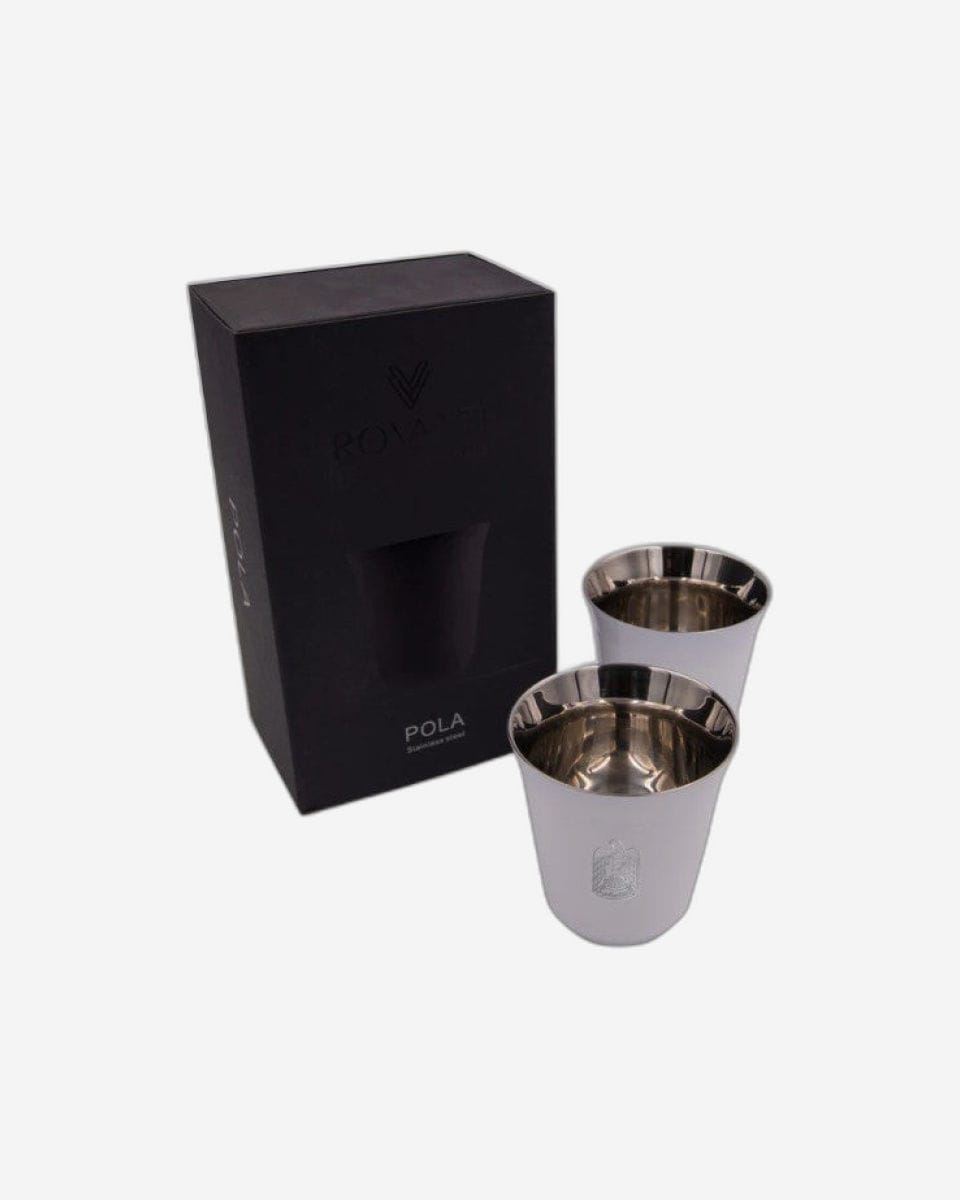 Rovatti Pola Uae Stainless Steel Cup Set Of 2 - 175 Ml