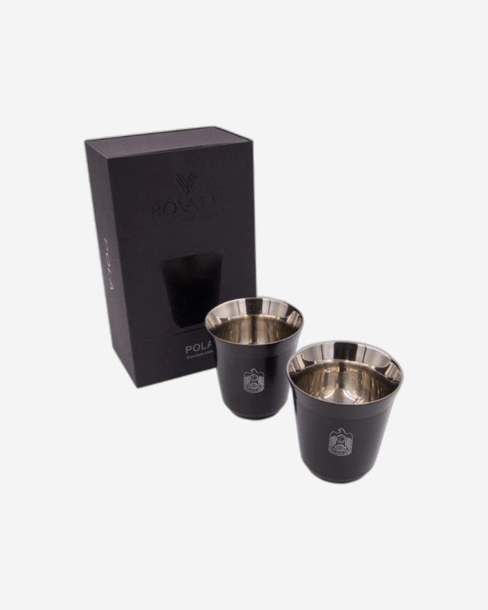 Rovatti Pola Uae Stainless Steel Cup Set Of 2 - 175 Ml