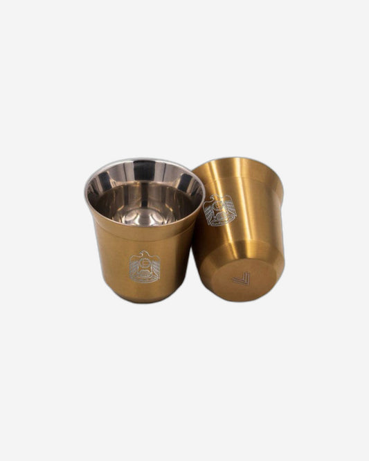 Rovatti Pola Uae Stainless Steel Cup Set Of 2 - 85 Ml