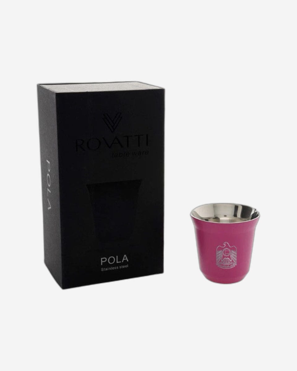 Rovatti Pola Uae Stainless Steel Cup Set Of 2 - 85 Ml