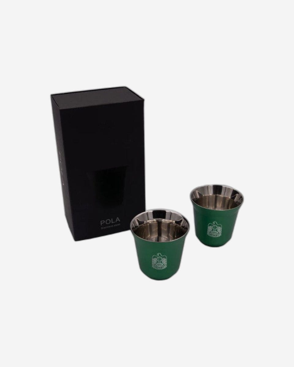 Rovatti Pola Uae Stainless Steel Cup Set Of 2 - 85 Ml