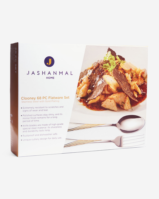 Winjoy Clooney 68Pc Cutlery Set Gold Plated