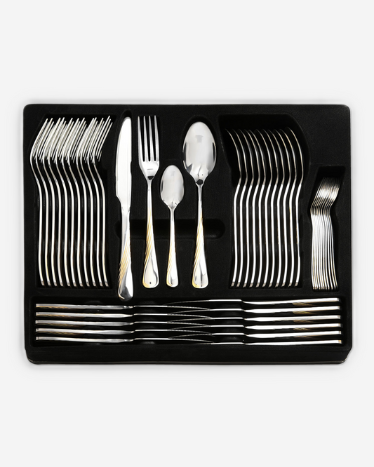 Winjoy Clooney 68Pc Cutlery Set Gold Plated