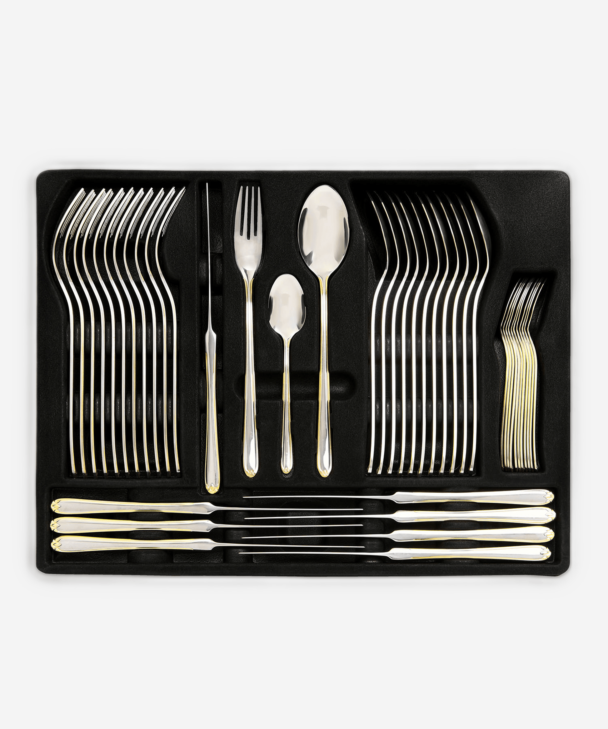 Deema 68Pc Cutlery Set Gold Plated