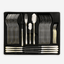 Deema 68Pc Cutlery Set Gold Plated