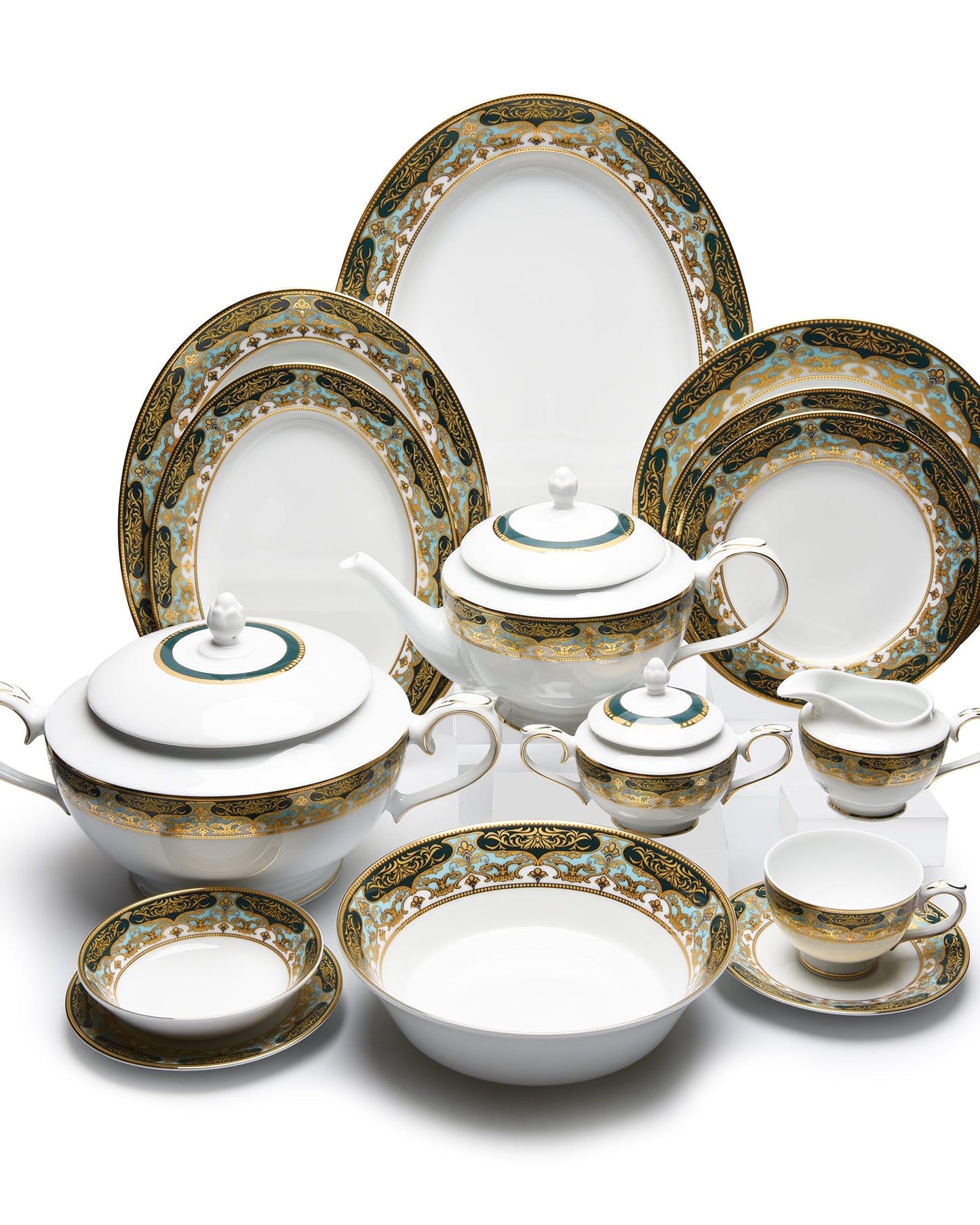Dankotuwa Dinner Set 98Pc Polina Green