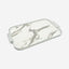 Kaymet S18 Tray White Marble/Silver S18 White