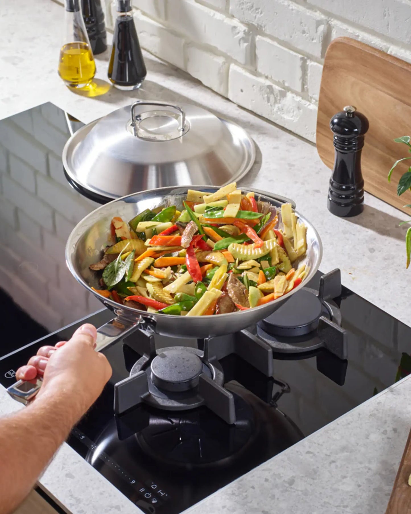 Fissler Original-Profi Stainless Steel Wok