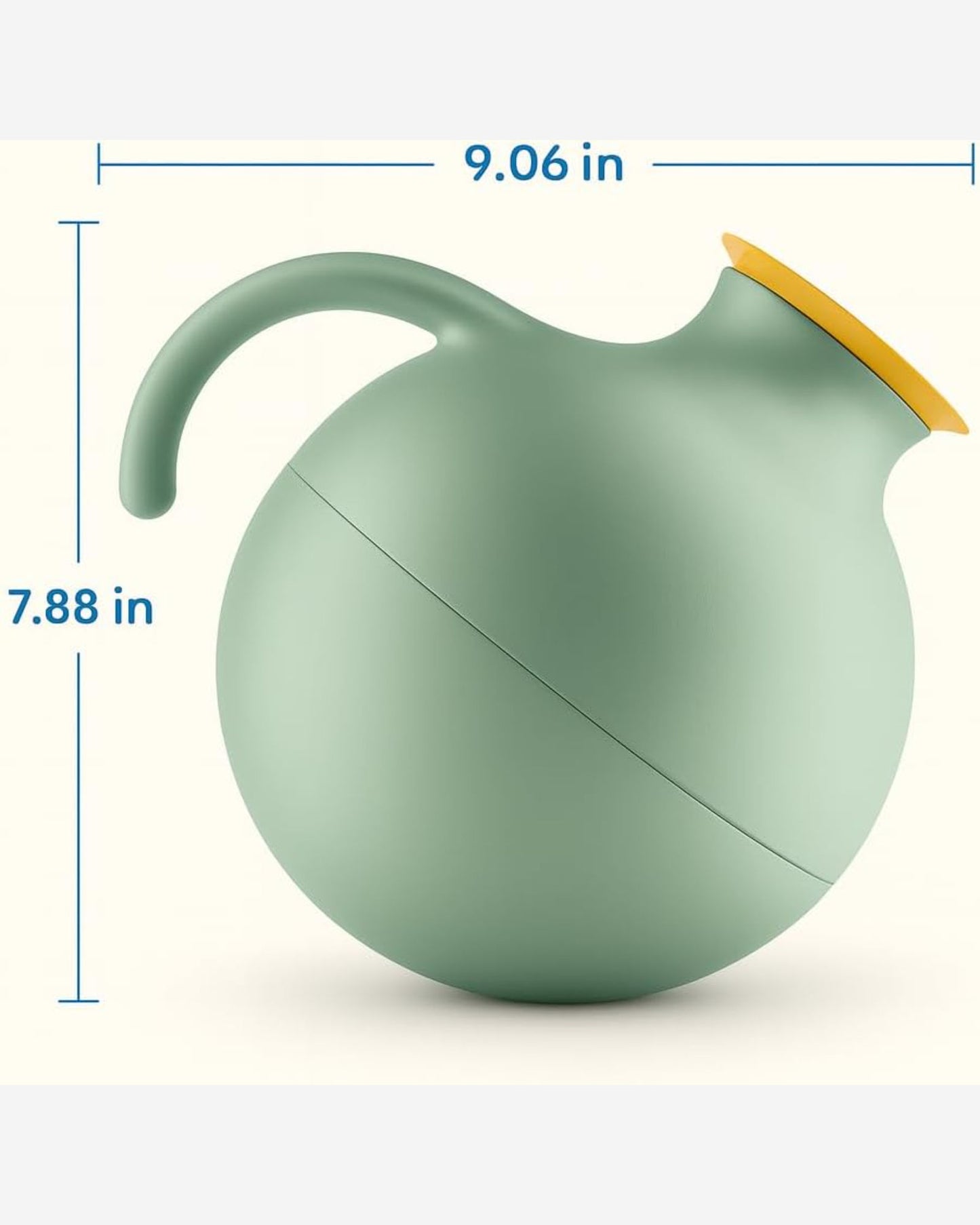 Eva Solo 502707 Globe VJ 1L Sage Gold Rim CUSTOM MADE