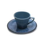 Arden Porcelain Organic Tea Set Of 6Pcs Blue