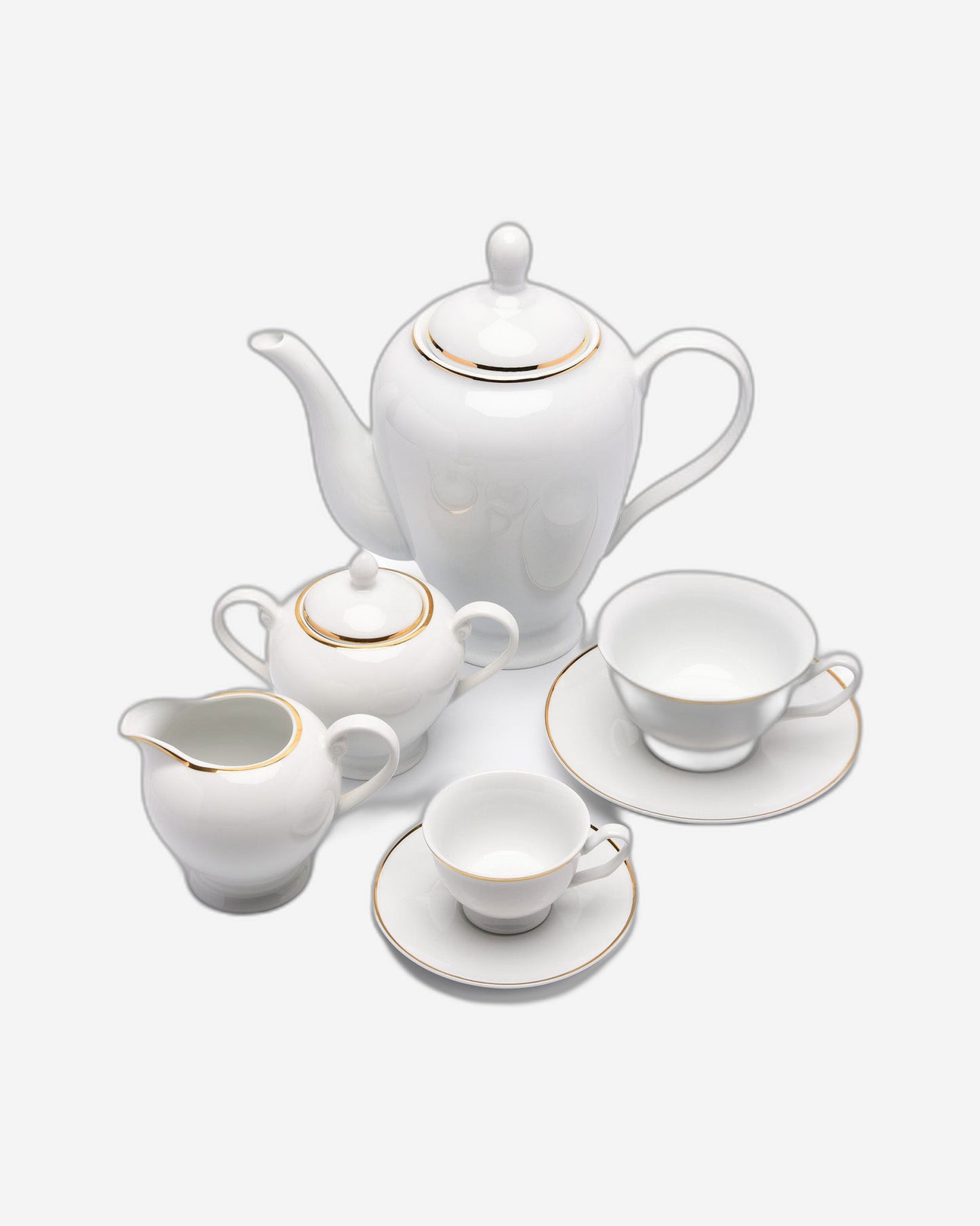 Everplus Ariadne Gold Dinner Set Of 83 Pcs