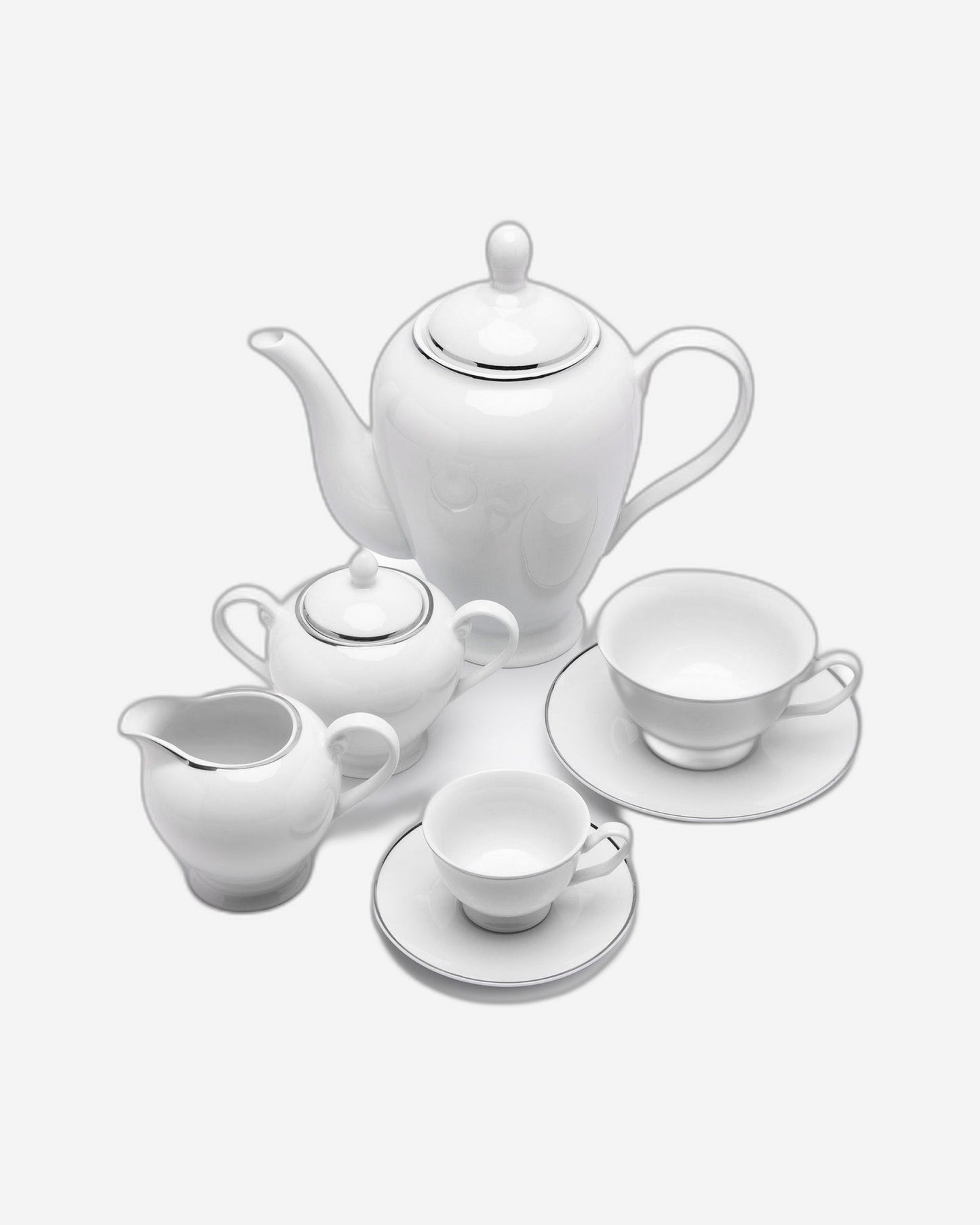 Everplus Ariadne Platinum Dinner Set Of 83 Pcs