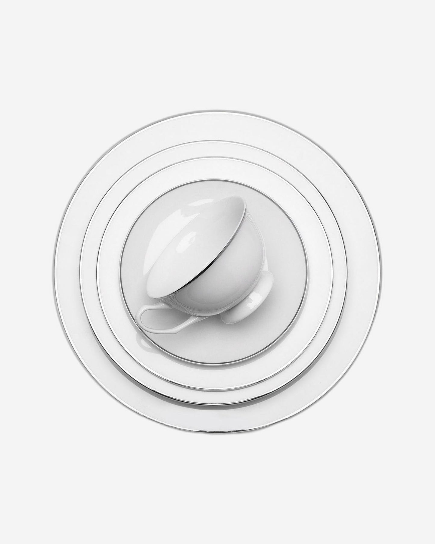 Everplus Ariadne Platinum Dinner Set Of 83 Pcs