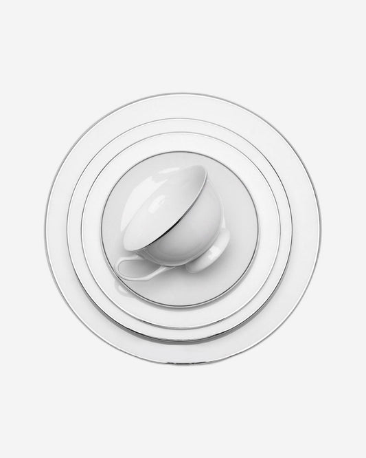 Everplus Ariadne Platinum Dinner Set Of 83 Pcs