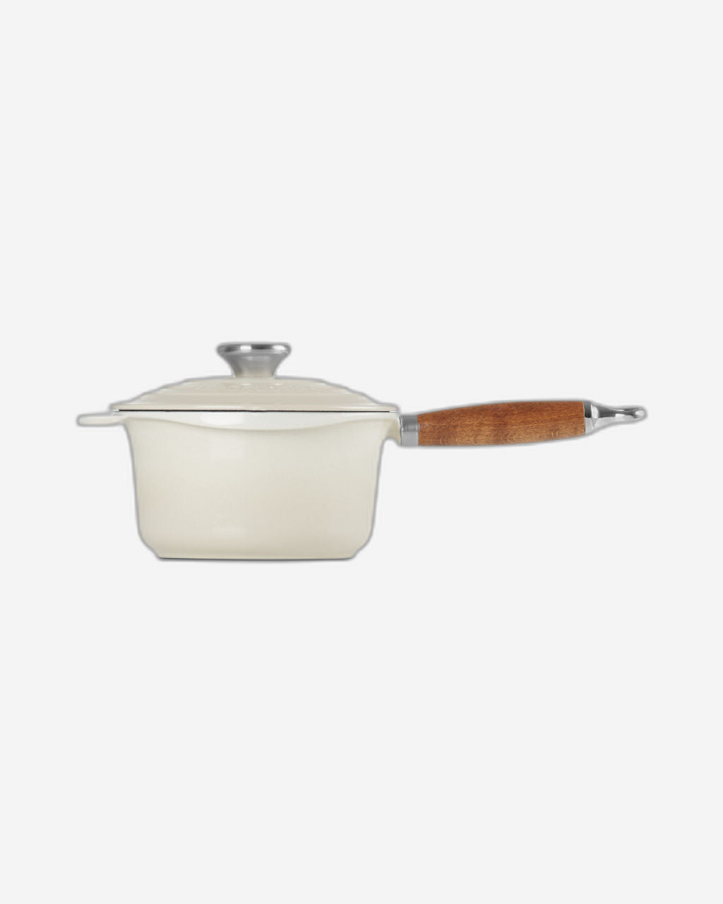 Le creuset Saucepan 18Cm With Wooden Handle Meringue - 21139187164460