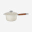 Le Creuset Saucepan 18cm Wooden Handle Meringue