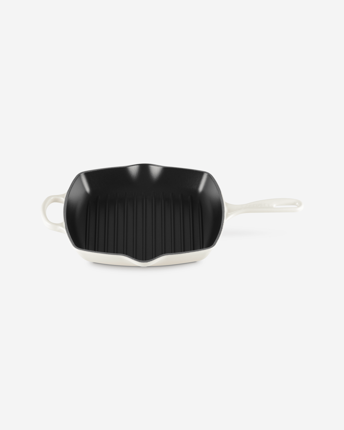Le Creuset Square Skillet Grill Grillit 26Cm Meringue