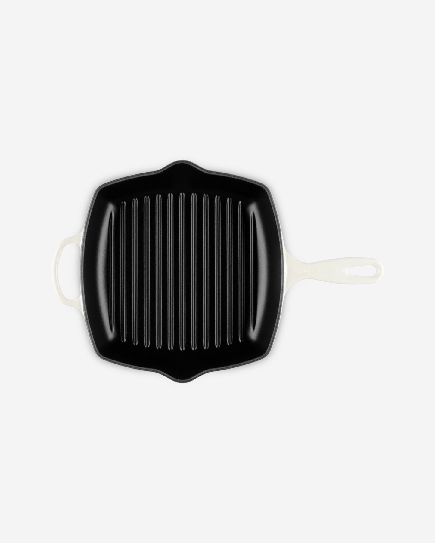 Le Creuset Square Skillet Grill Grillit 26Cm Meringue