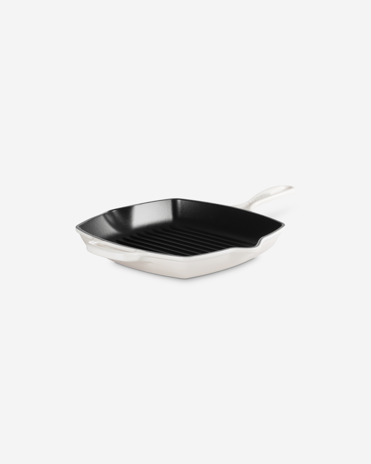 Le Creuset Square Skillet Grill Grillit 26Cm Meringue