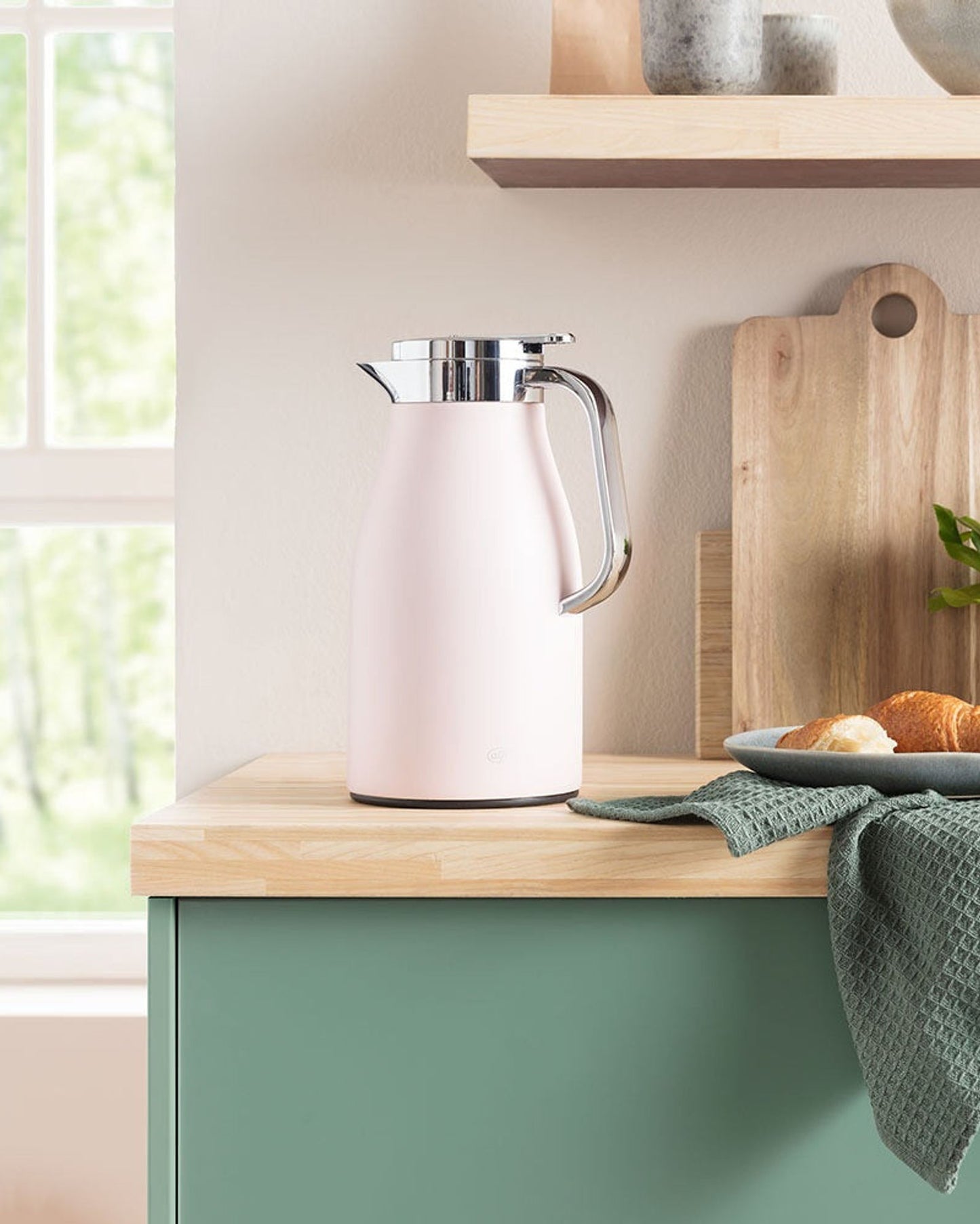 Alfi Skyline Flask Rose Matte 1L Chrome