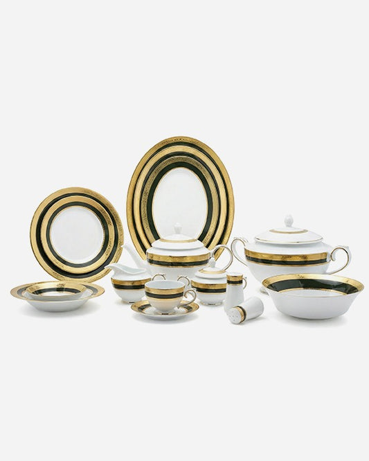 Dankotuwa Empress Green 98Pc Dinner Set