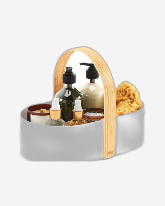 Umbra Bellwood Three-Tier Spice Shelf White/Natural