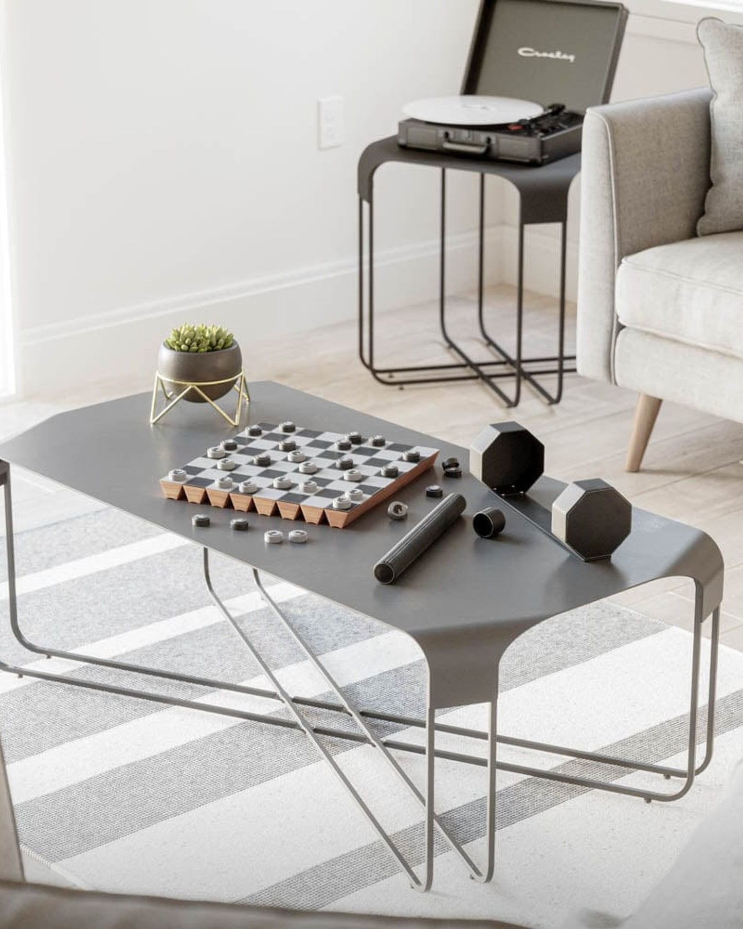 Umbra Rolz Chess/Checkers Set Black