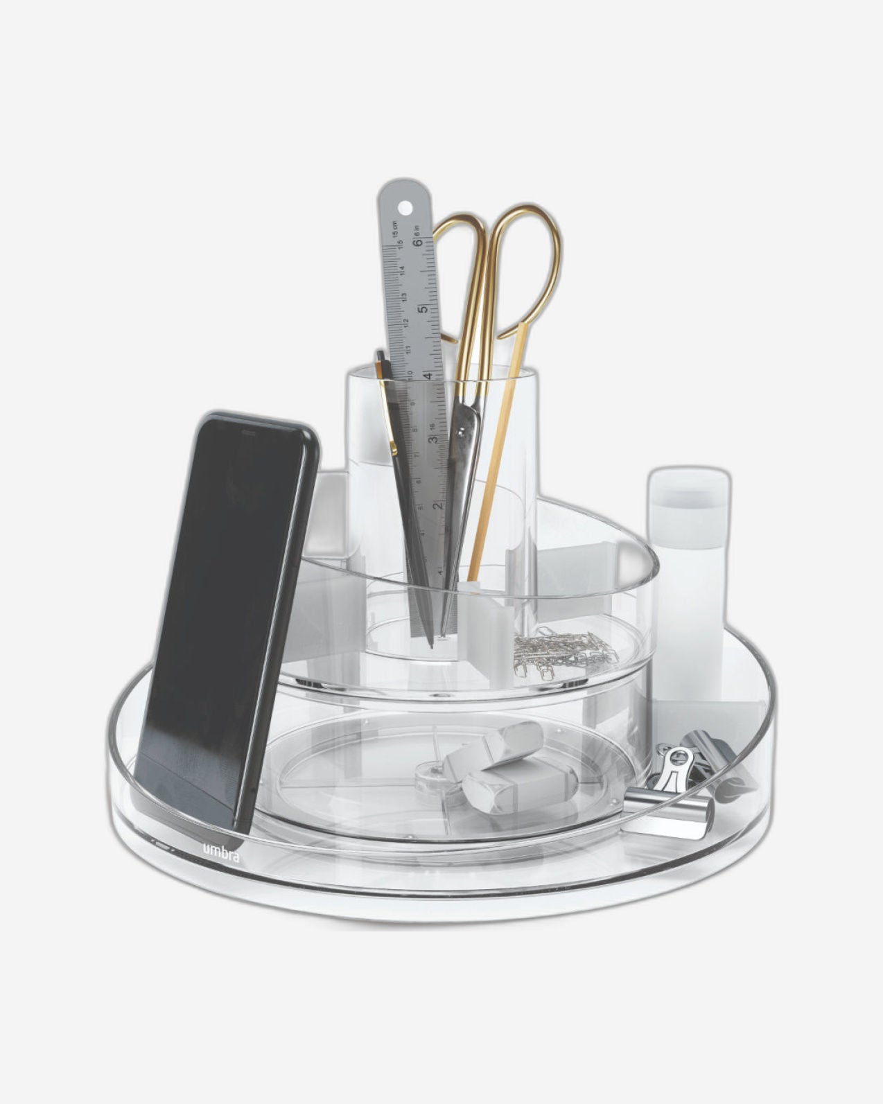 Umbra Cascada Rotating Cosmetics Organizer