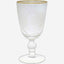 Greengate  Estelle Wine Clear With Cutting And Gold Large