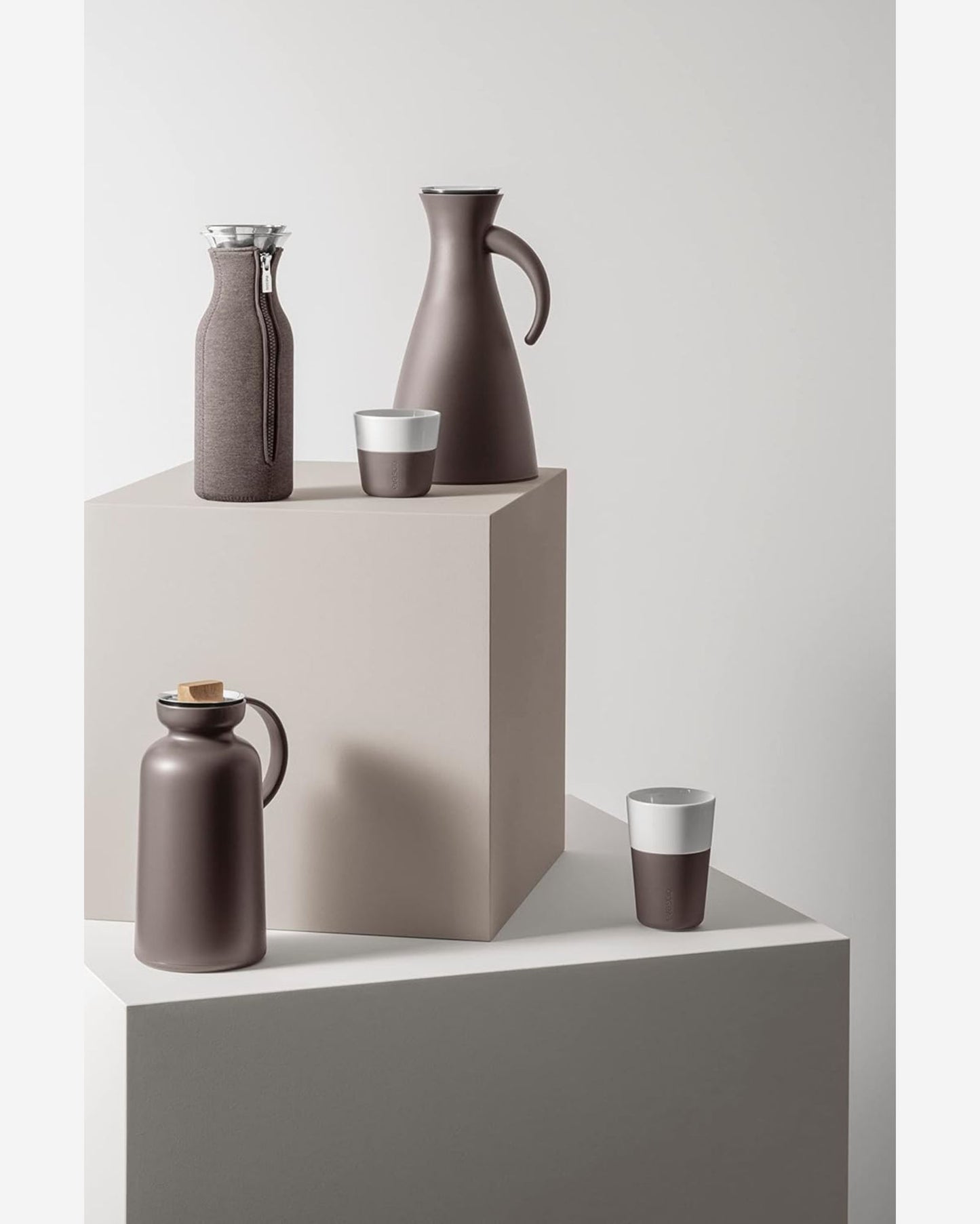 Eva Solo 502876 Silhouette Vacuum Jug 1.0L Chocolate