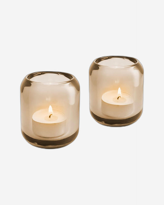 Eva Solo 571395 2 Acorn Tealight Holder Brown