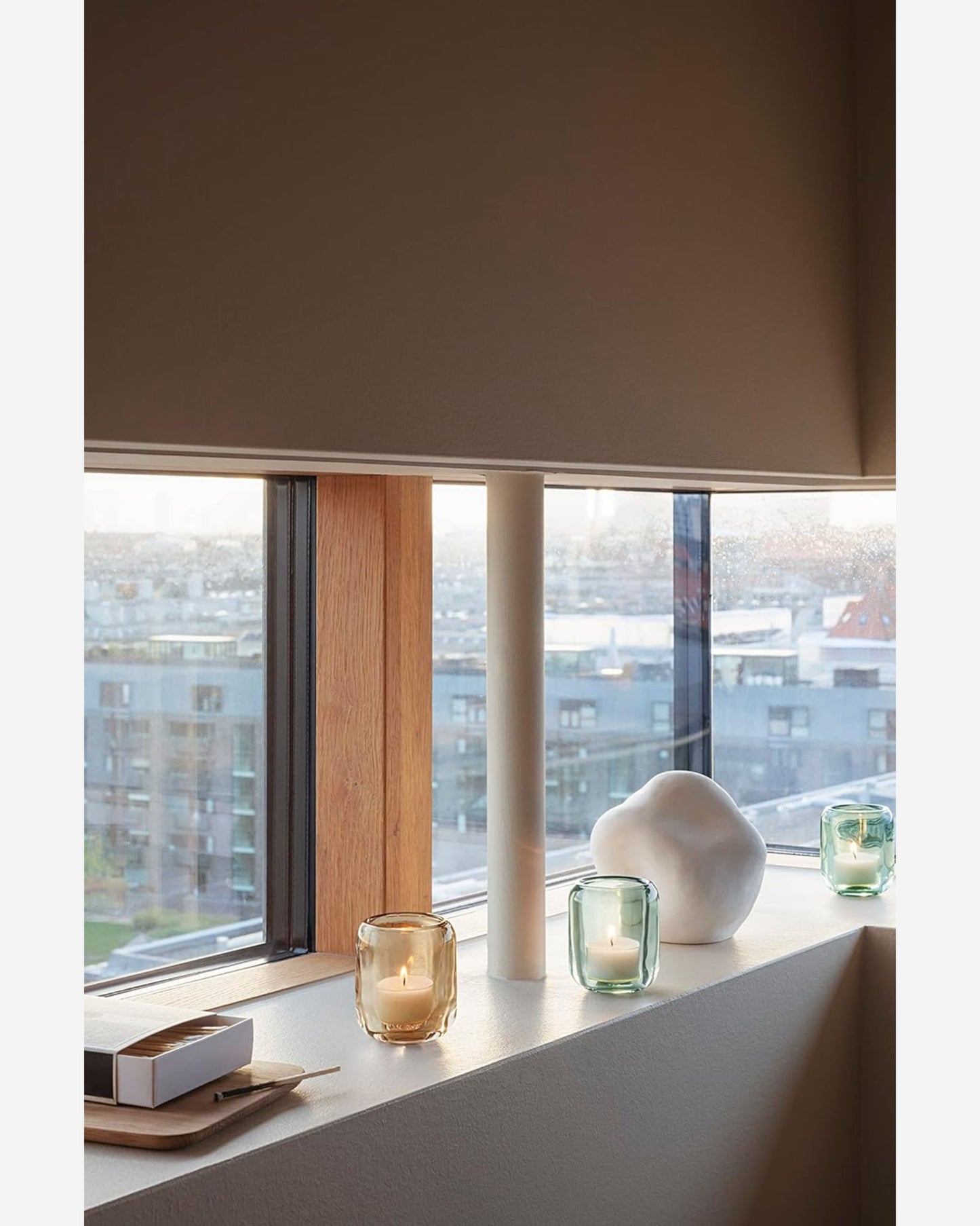 Eva Solo 571395 2 Acorn Tealight Holder Brown