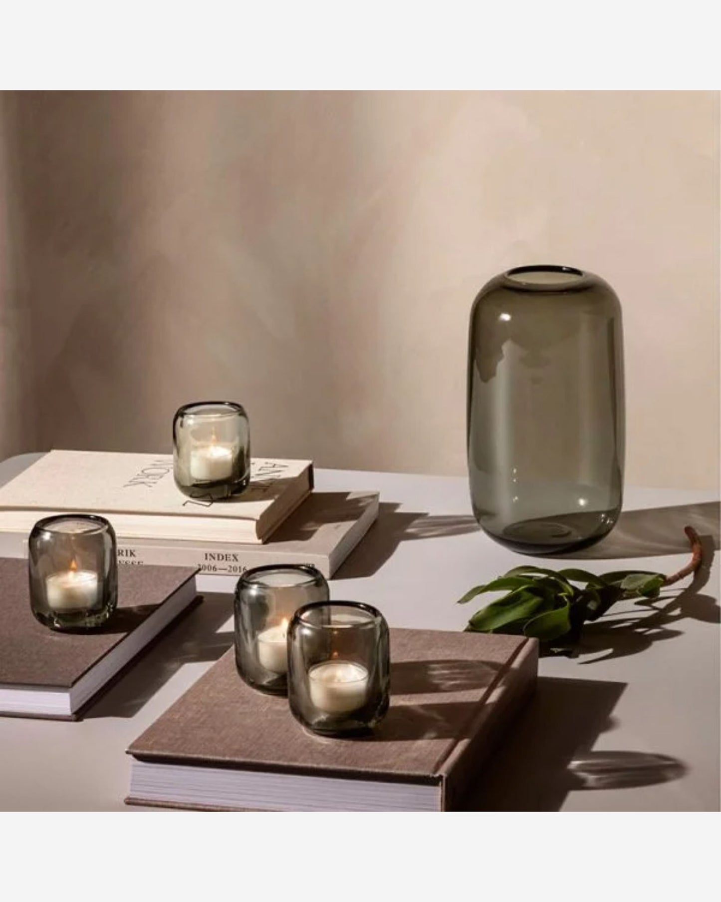 Eva Solo 571365 2 Acorn Tealight Holder Stone