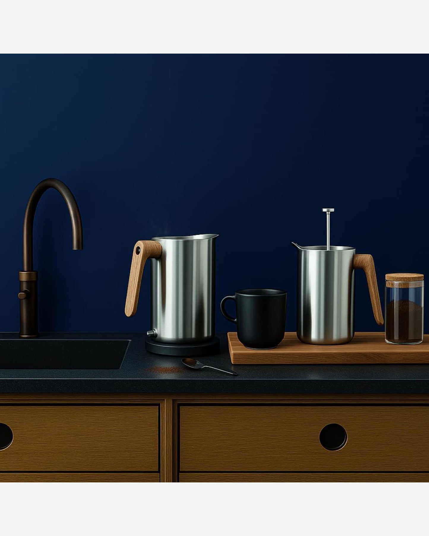 Eva Solo 502737 Electric Kettle 1.5L UK Nordic K Stainless Steel