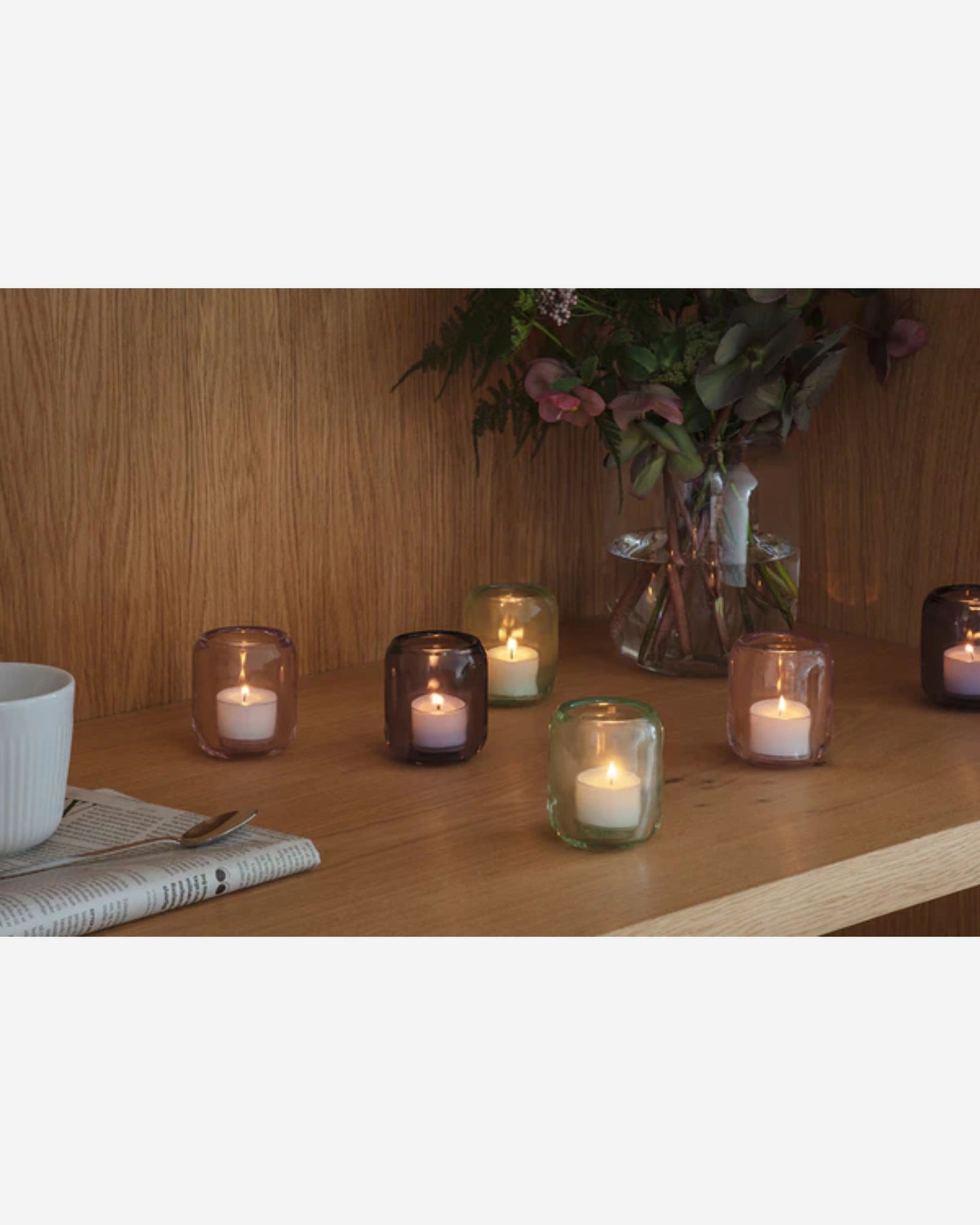 Eva Solo 571376 2 Acorn Tealight Holder Sea