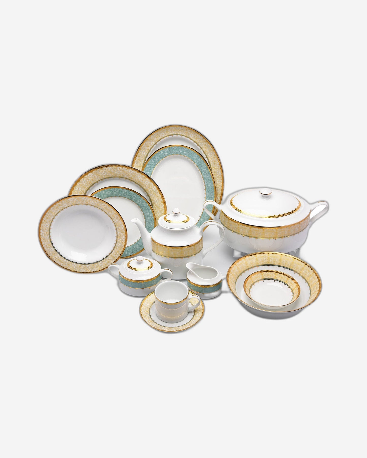 Dankotuwa Dinner Set 59Pc Porcelain Mir