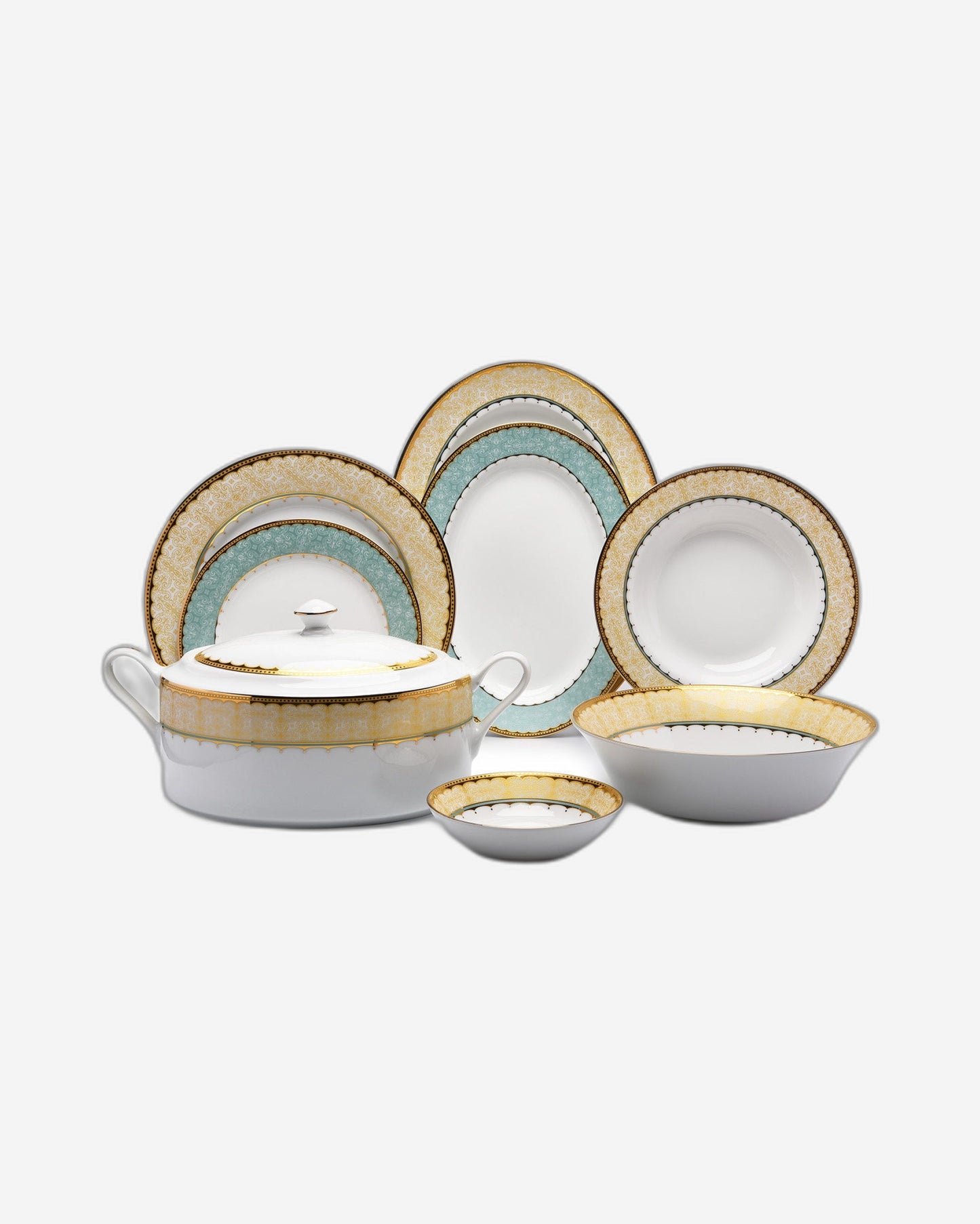 Dankotuwa Dinner Set 59Pc Porcelain Mir