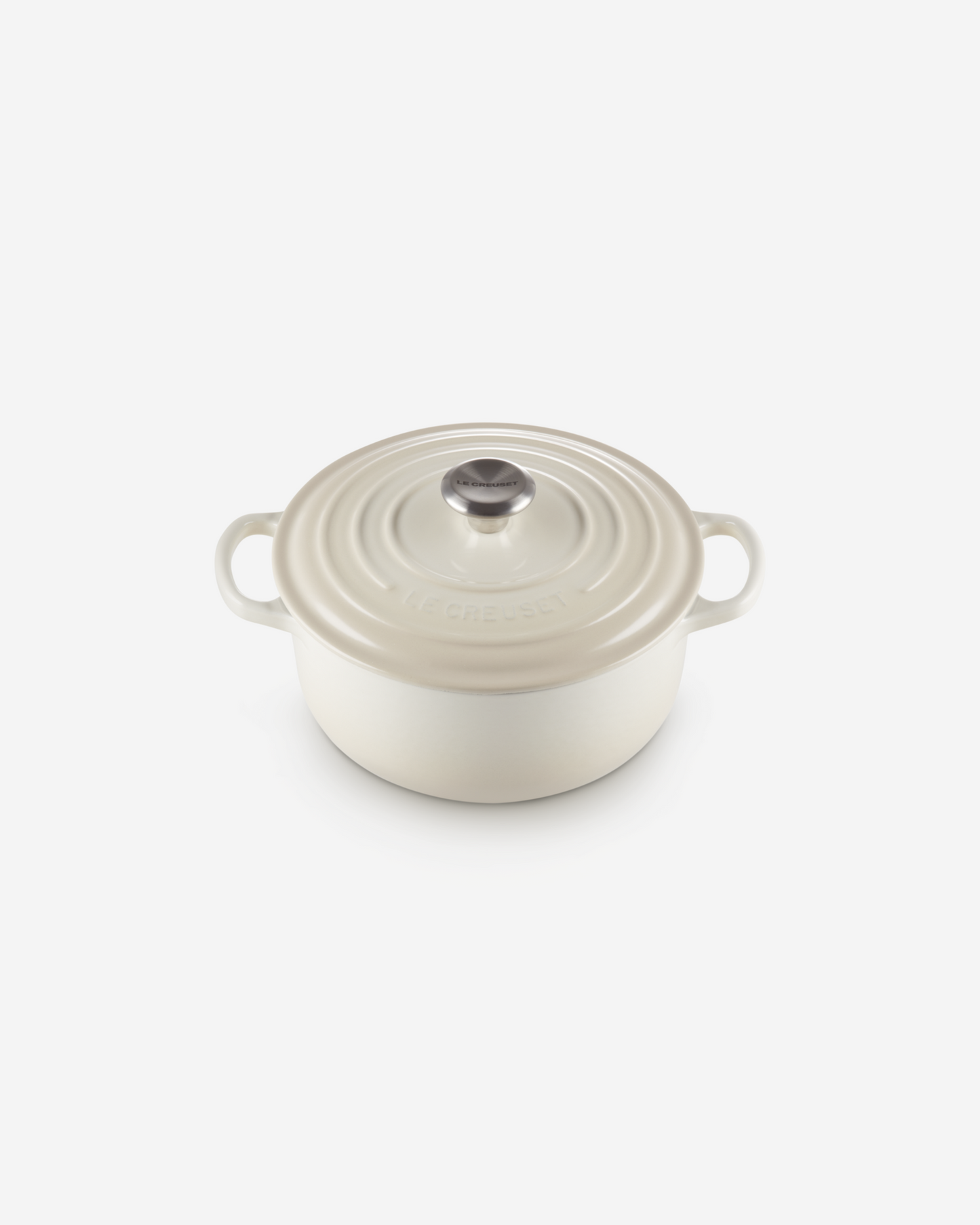 Le Creuset Round Casserole 20cm Meringue