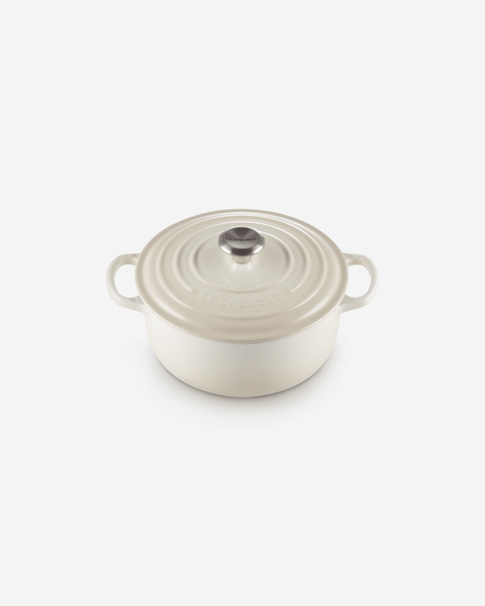 Le Creuset Round Casserole 20cm Meringue