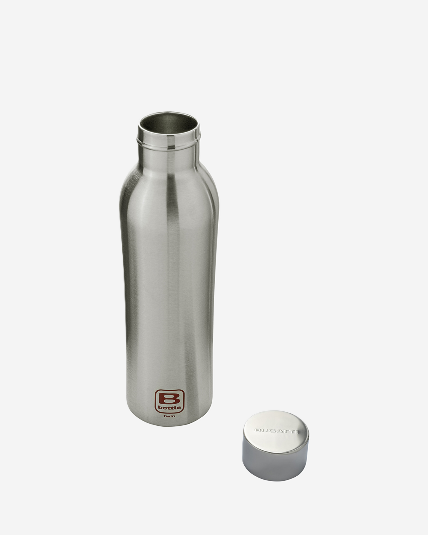 Bugatti Bottle Twin 500 Steel Brushed