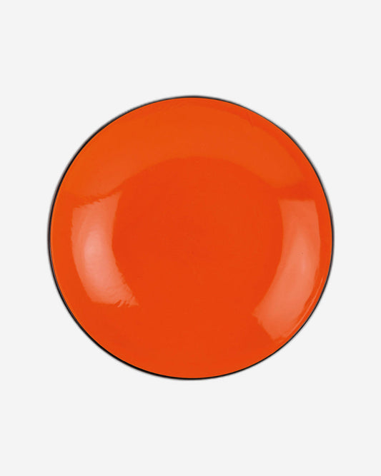 Egan Set 6 Soup Plates Cocorico  Orange Dm 20