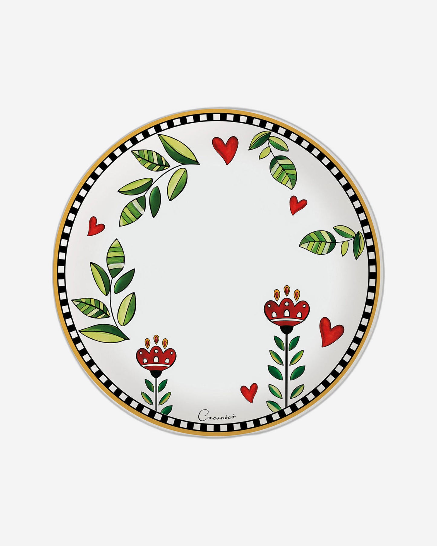 Egan Set 6 Dinner Plates Cocorico  Yellow Dm 27