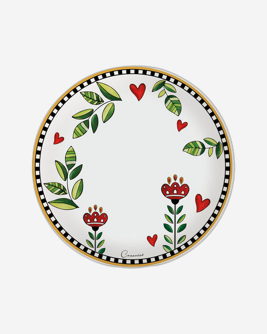 Egan Set 6 Dinner Plates Cocorico  Yellow Dm 27