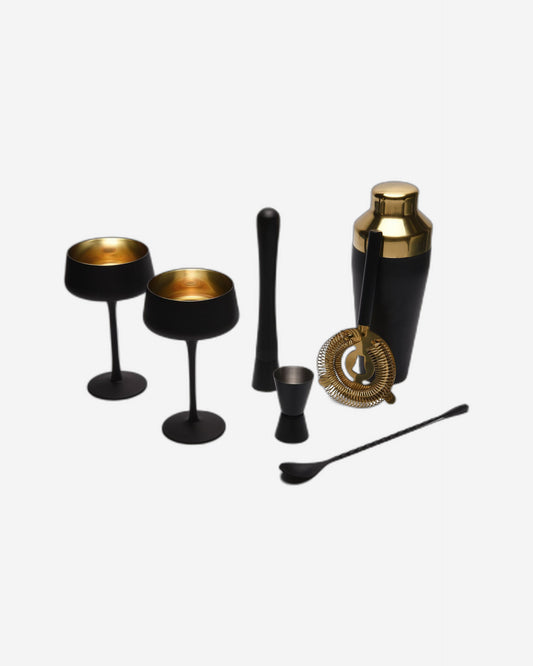 Ladelle Tiffany Black Ultimate Cocktail Set