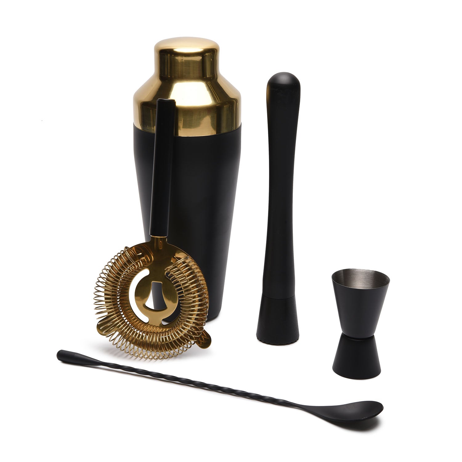 Ladelle Tiffany Black Ultimate Cocktail Set