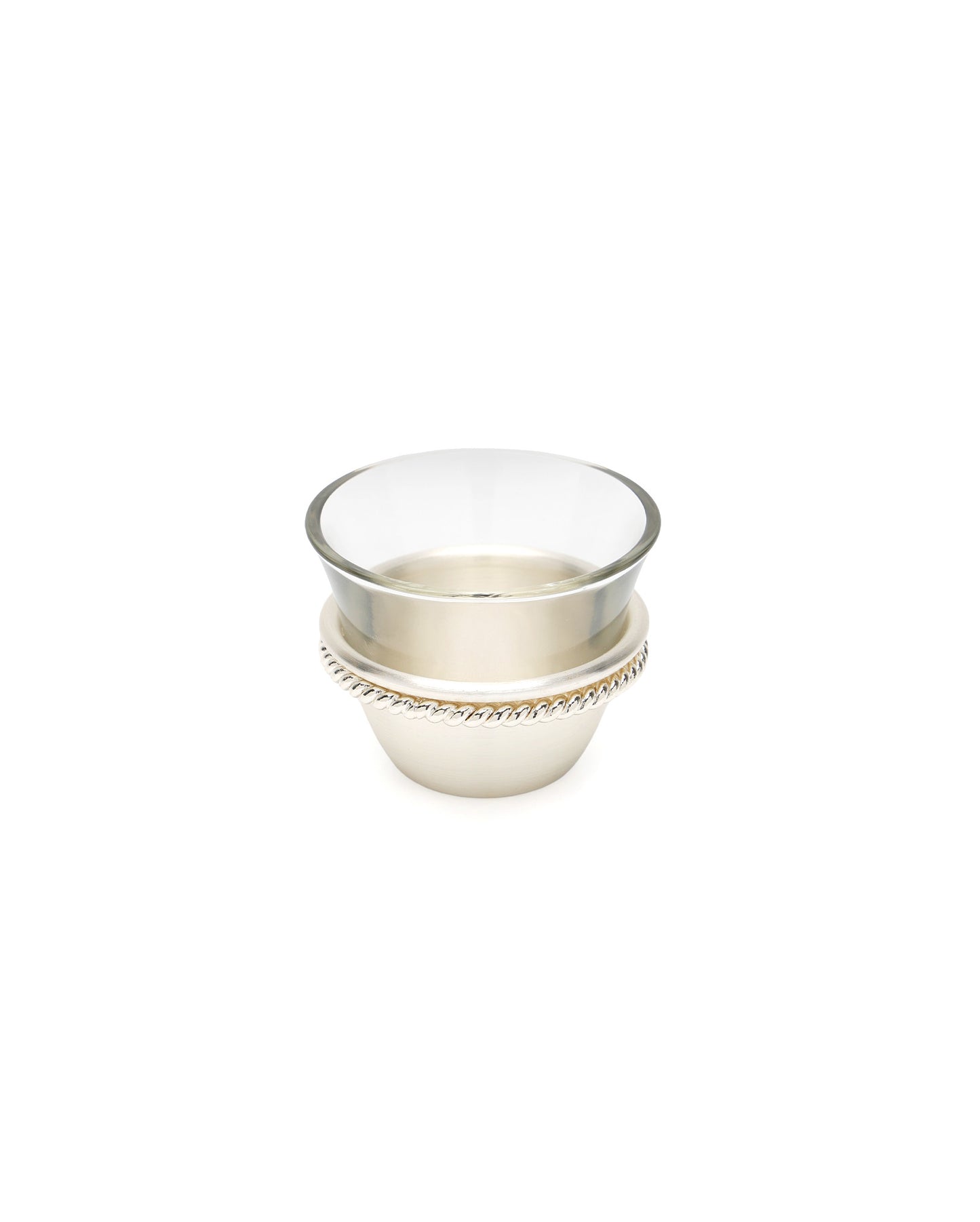 Pantazelos Cir Silver Plated Arabic Coffee Cup Matt With Silver Plated  Bordour Shiny Handle Twisted