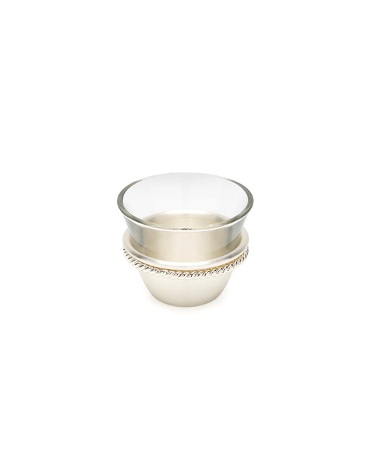 Pantazelos Cir Silver Plated Arabic Coffee Cup Matt With Silver Plated  Bordour Shiny Handle Twisted